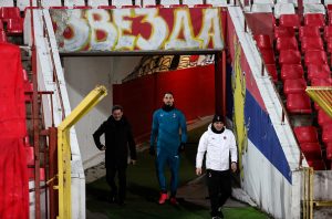 Crvena Zvezda v AC Milan  - UEFA Europa League Round Of 32 Leg One