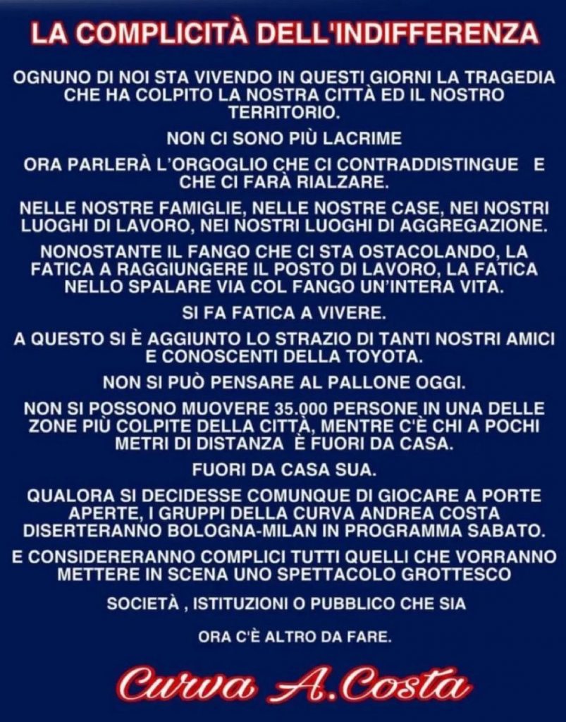 CURVA BOLOGNA