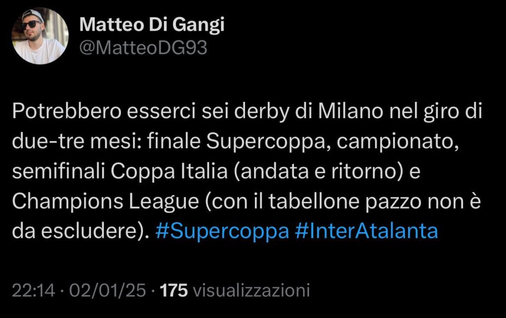 DERBY MILAN INTER