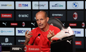 allegri-pre-lecce-milan-nkunku-leao-dichiarazioni-parole-intervista-mediaset-coppa-italia