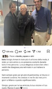 Kakà Armani