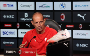 allegri-pre-lecce-milan-nkunku-leao-dichiarazioni-parole-intervista-mediaset-coppa-italia