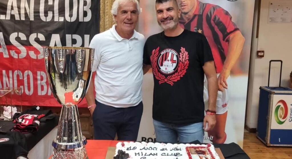 Dieci candeline per il Milan Club Sassari: 200 tifosi e grandi ospiti