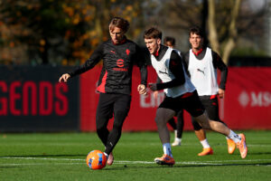 Tutti i nazionali in gruppo oggi a Milanello: le foto