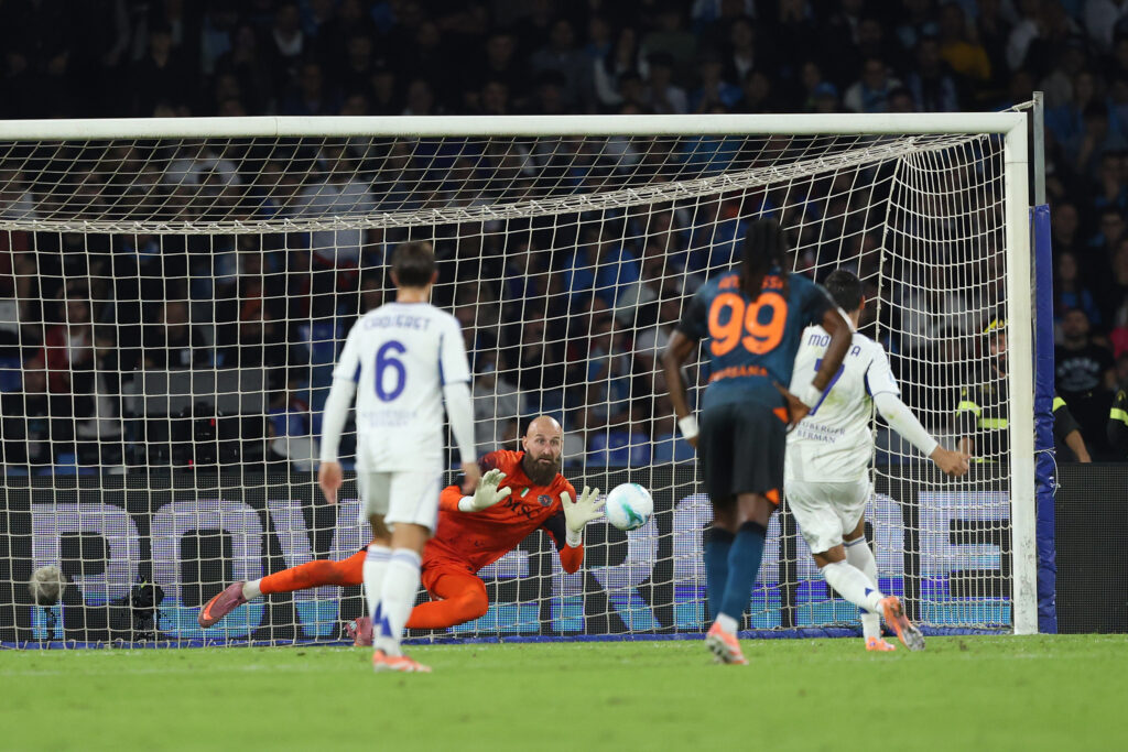 milinkovic-savic-para-rigori-napoli-como-morata-giocatori-milan-camarda-pulisic-statistiche-2025