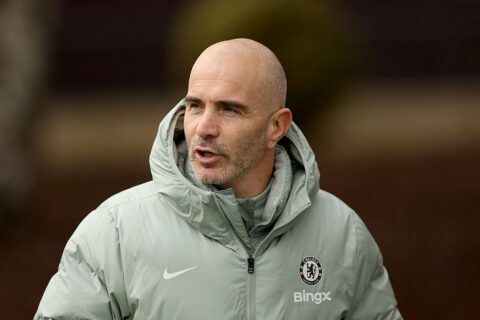 Chelsea FC Training Session And Press Conference - UEFA Champions League 2025/26 League Phase MD6