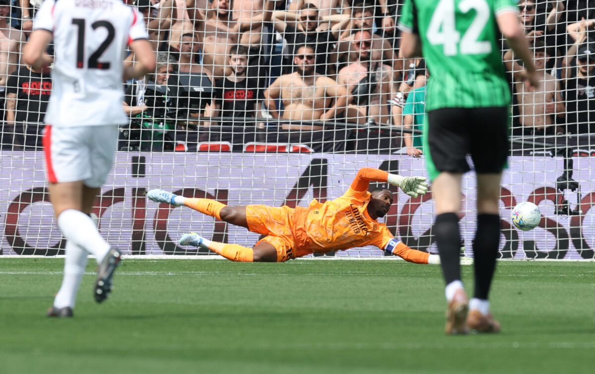 maignan sassuolo-milan