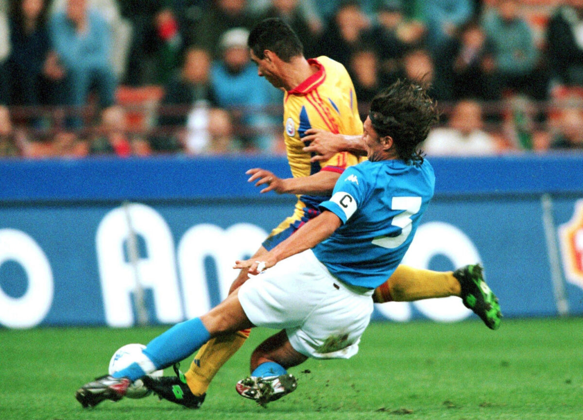 FUSSBALL: GANEA/ROM, MALDINI/ITA