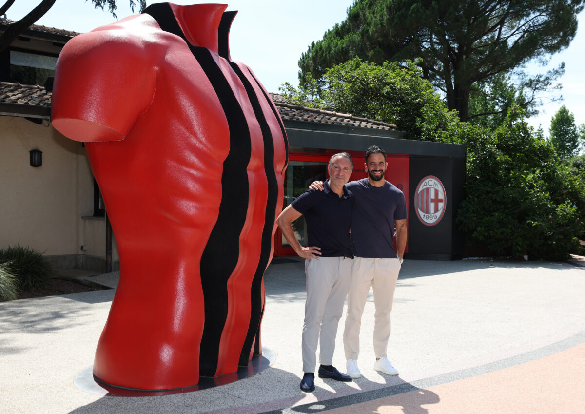 AC Milan New Manager Ruben Amorim Visit Milanello