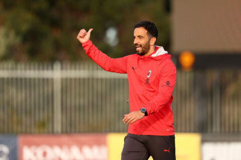 AC Milan Training &amp; Press Conference