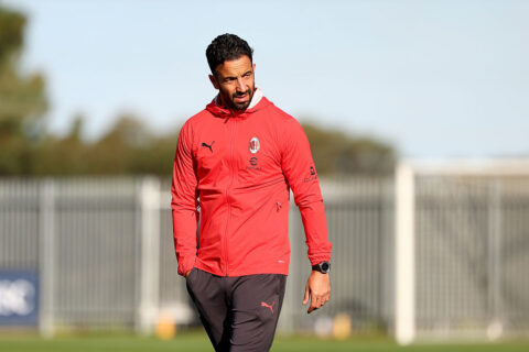 AC Milan Training &amp; Press Conference