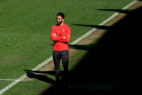 AC Milan Training &amp; Press Conference