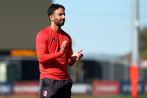 AC Milan Training &amp; Press Conference