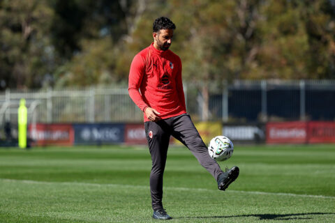 AC Milan Training &amp; Press Conference