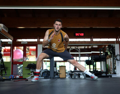 AC Milan Training Session in Milanello