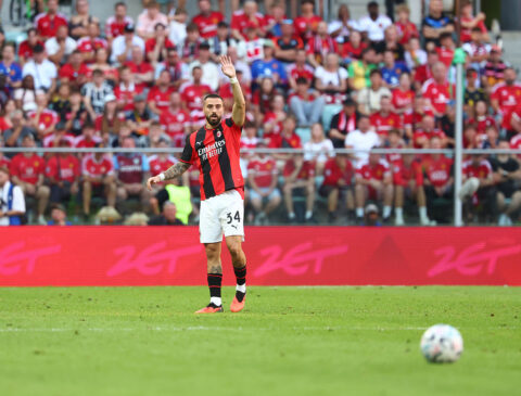 AC Milan v Manchester United - Pre-Season Friendly