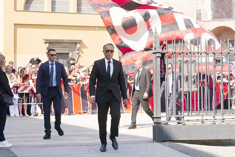 Franco Baresi's Funeral Is Held At Basilica di Sant'Ambrogio
