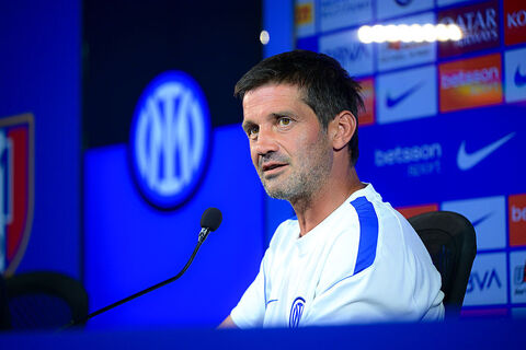 FC Internazionale Training Session &amp; Press Conference