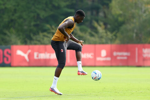 Diawara in allenamento