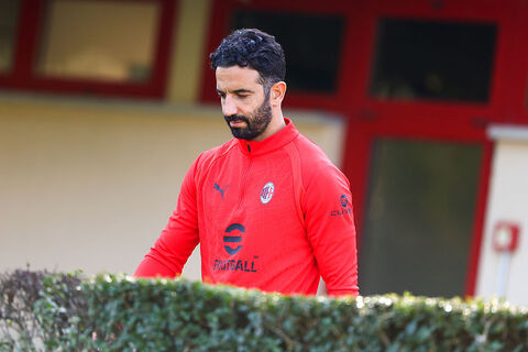 AC Milan Training Session And Press Conference - UEFA Europa League 2026/27 League Phase MD2