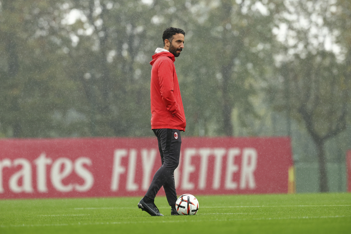 AC Milan Training Session And Press Conference - UEFA Europa League 2026/27 League Phase MD3