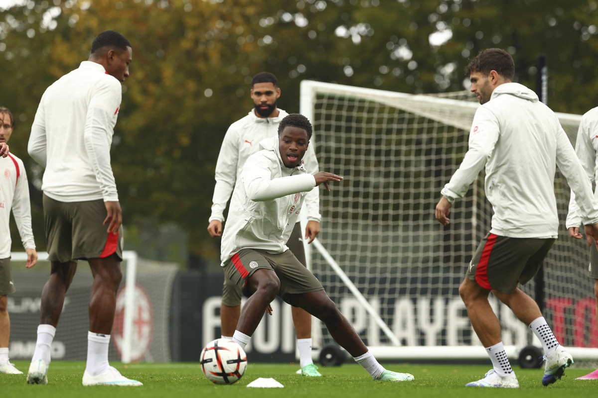 AC Milan Training Session And Press Conference - UEFA Europa League 2026/27 League Phase MD3